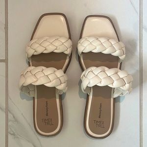 Neutral Braided Sandals